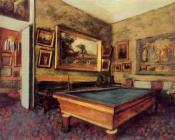 埃德加 德加 : The Billiard Room at Menil Hubert